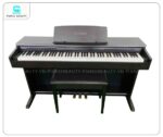 Piano điện Casio AP26 được hoàn thiện với tông màu gỗ nâu đen thanh lịch