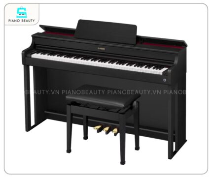 Piano điện Casio AP33 sở hữu thiết kế tối giản, hiện đại nhưng vẫn giữ được nét tinh tế và sang trọng
