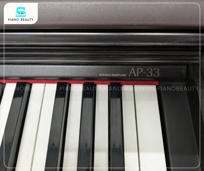 Piano điện Casio AP33 kết hợp cùng bàn phím 88 phím mô phỏng cảm giác đàn acoustic