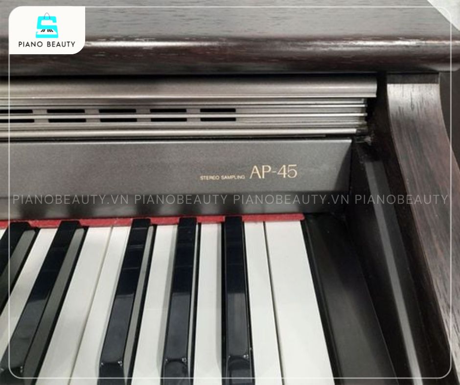Đàn piano điện Casio AP45 thiết kế tinh tế 88 phím nặng cảm giác tự nhiên