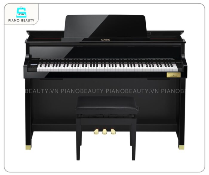 Piano điện Casio GP500BP gây ấn tượng mạnh mẽ với thiết kế tinh xảo