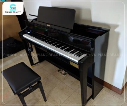 Piano điện Casio GP500BP mang đậm phong cách grand piano cổ điển