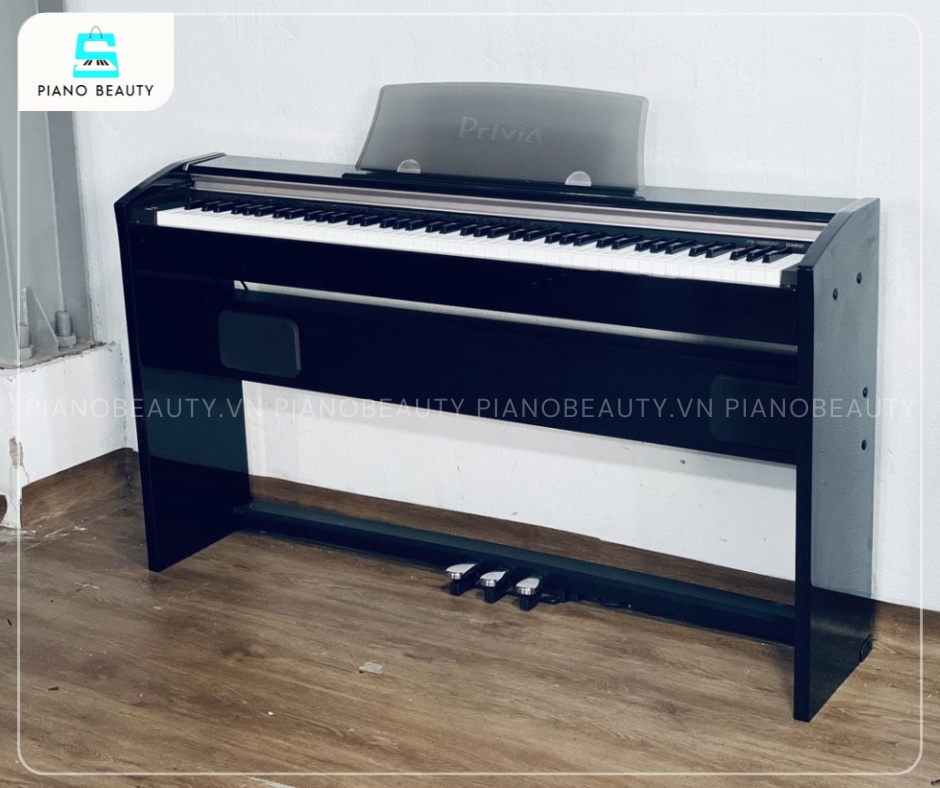 Piano điện Casio PX1000BP thiết kế mỏng, trọng lượng nhẹ và âm thanh chất lượng