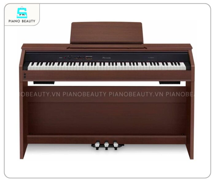 Piano điện Casio PX1200GP được thiết kế với kiểu dáng thon gọn, trọng lượng nhẹ