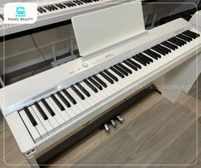 Piano Điện Casio PX160 với 88 phím nặng được mô phỏng chân thực theo đàn piano acoustic