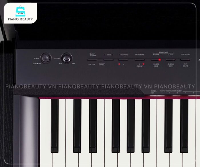 Casio PX830 thiết kế 88 phím nặng cảm ứng tự nhiên