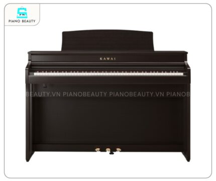 Piano Điện Kawai CA401R sở hữu thân đàn được chế tác từ gỗ Dark Rosewood chất lượng cao, tạo nên sự ấm cúng và vẻ đẹp lịch lãm