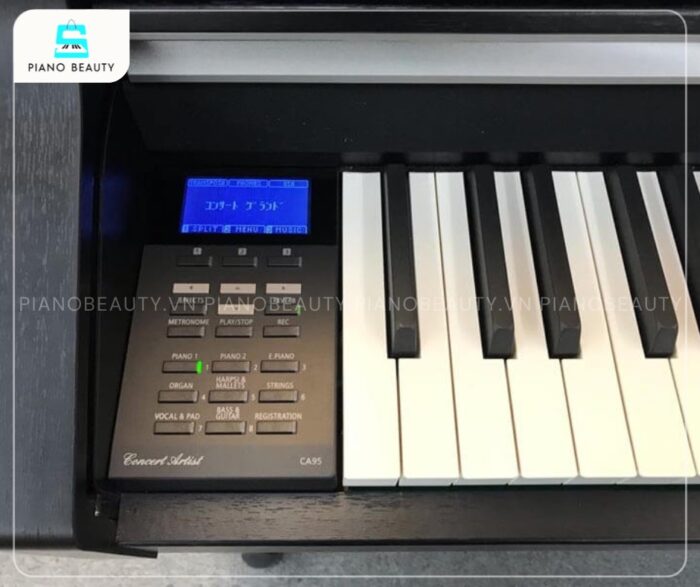 Bảng điều khiển của đàn piano Kawai CA95B