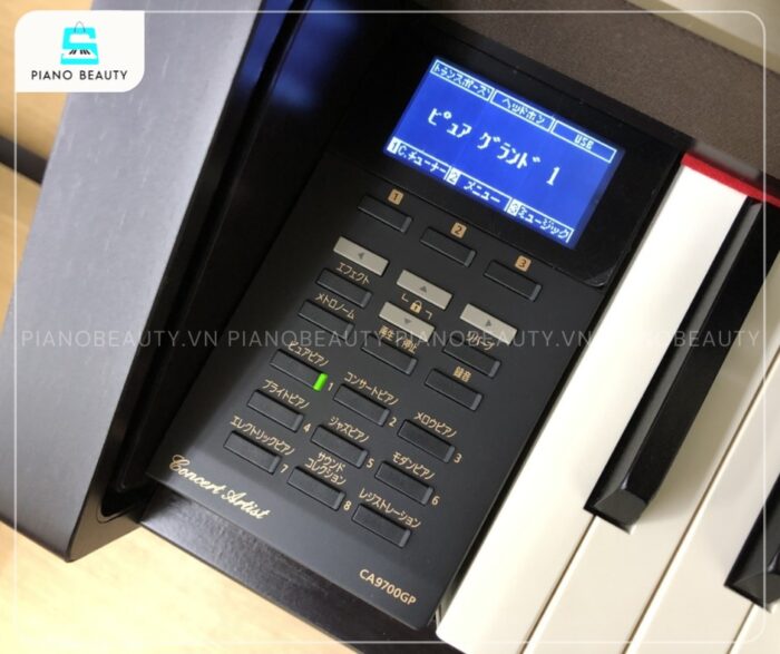 Bảng điều khiển của piano điện Kawai CA9700GP