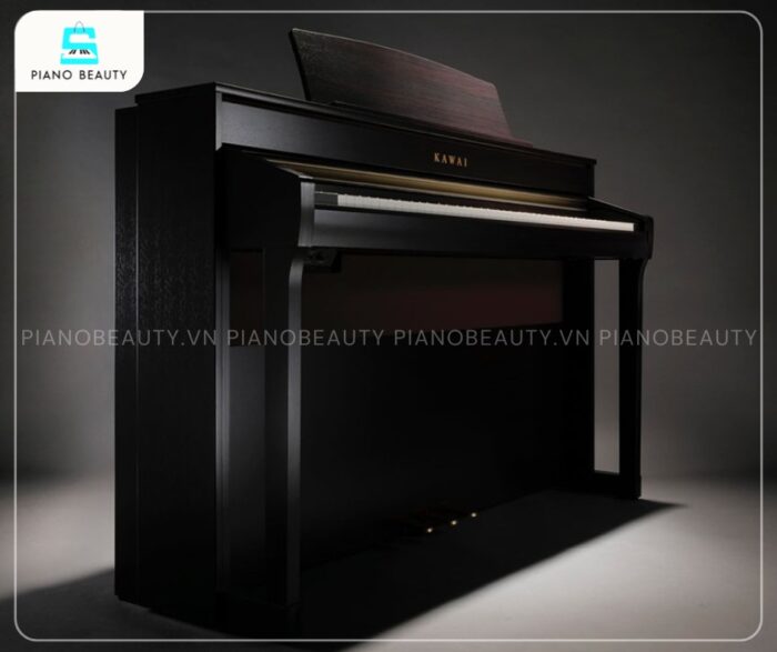 Piano điện Kawai CA98 có thân đàn chế tác từ gỗ chất lượng cao, được hoàn thiện tinh xảo từng chi tiết