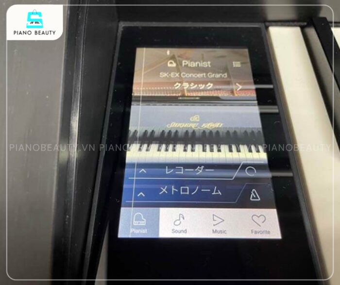 Màn hình LED hiển thị của piano điện Kawai CA9800
