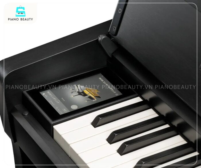 Piano điện Kawai CA9900GP có bảng điều khiển được bố trí gọn gàng, mang tính trực quan cao
