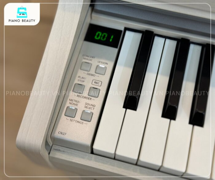 Bảng điều khiển của piano điện Kawai CN27 A