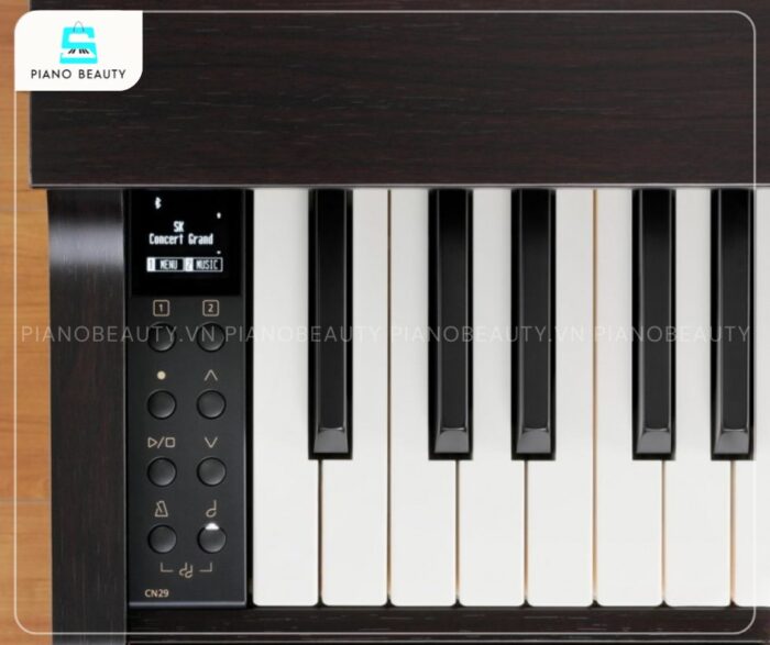Bảng điều khiển của piano điện Kawai CN29R