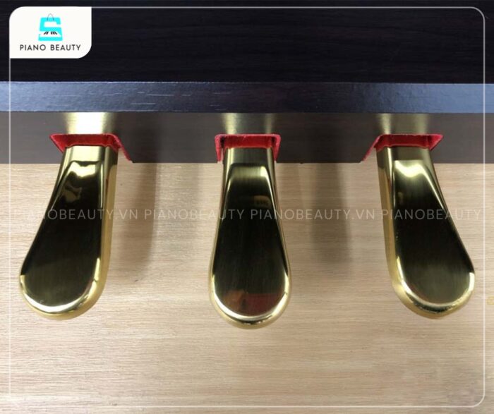 3 pedal đồng của đàn piano Kawai CN350