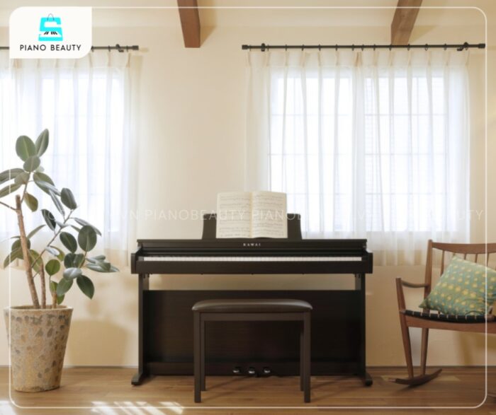 Piano điện Kawai KDP120 gây ấn tượng với thiết kế gọn nhẹ, dễ sử dụng