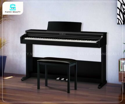 Piano điện Kawai KDP75 mang một phong cách thiết kế hiện đại, tối giản