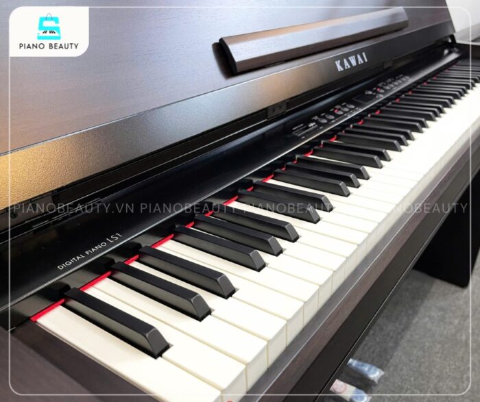 Piano điện Kawai LS1 trang bị bàn phím gỗ Ultra Responsive Action