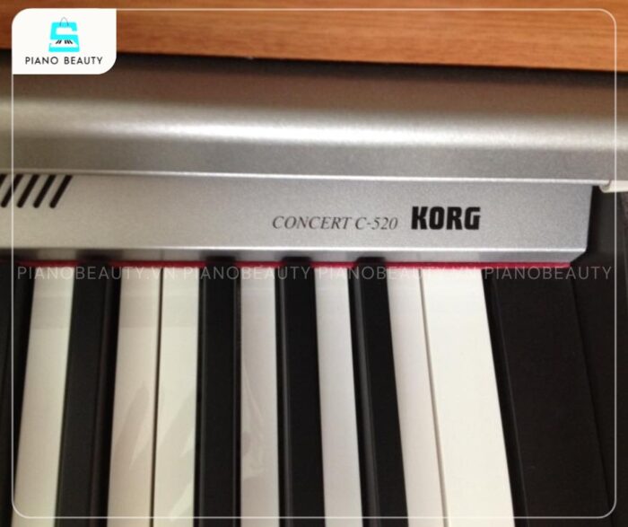 Piano điện Korg C520 thiết kế hiện đại phù hợp nhiều không gian
