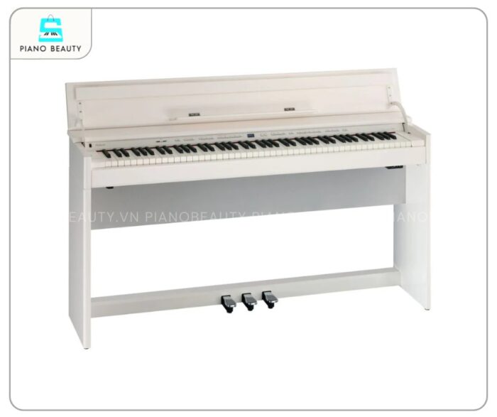 Piano điện Roland DP90S sở hữu vẻ ngoài nhỏ gọn, mang phong cách đương đại