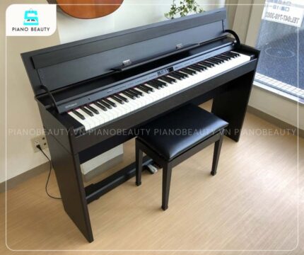 Đàn piano Roland DP990F thiết kế phù hợp với phòng khách hiện đại