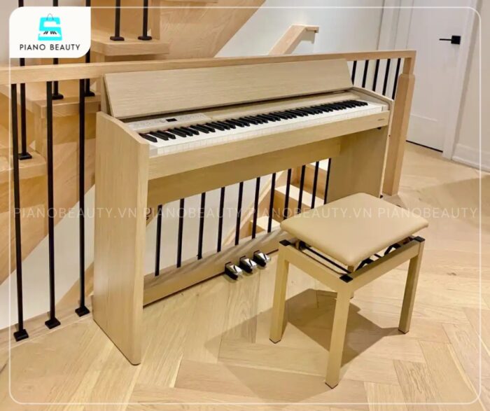 Piano điện Roland F701 nổi bật với phong cách thiết kế nhỏ gọn, hiện đại và tinh xảo