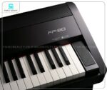 Piano điện Roland FP80 tích hợp bàn phím Ivory Feel-G phản hồi nhanh
