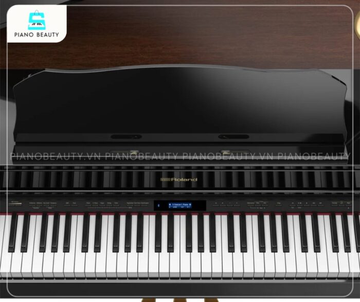 Piano điện Roland GP607 PE bàn phím PHA-50 phản hồi tốt