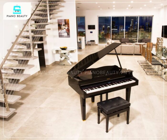 Piano điện Roland GP607 PE mang đến nhiều tính năng tiện lợi