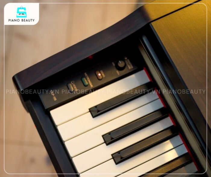 Piano điện Yamaha CLP115 nổi bật với bàn phím GHS 88 phím