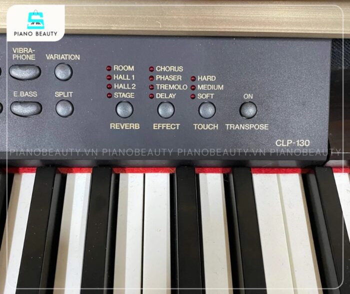 Bảng điều khiển của piano điện Yamaha CLP130