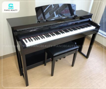 Đàn piano Yamaha CLP470 PE thiết kế phù hợp với nhiều không gian