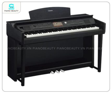 Piano điện Yamaha CVP 705 nổi bật với màu đen sang trọng