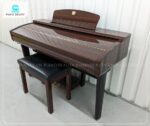 Piano điện Yamaha CVP409 thiết kế màu nâu gỗ sang trọng
