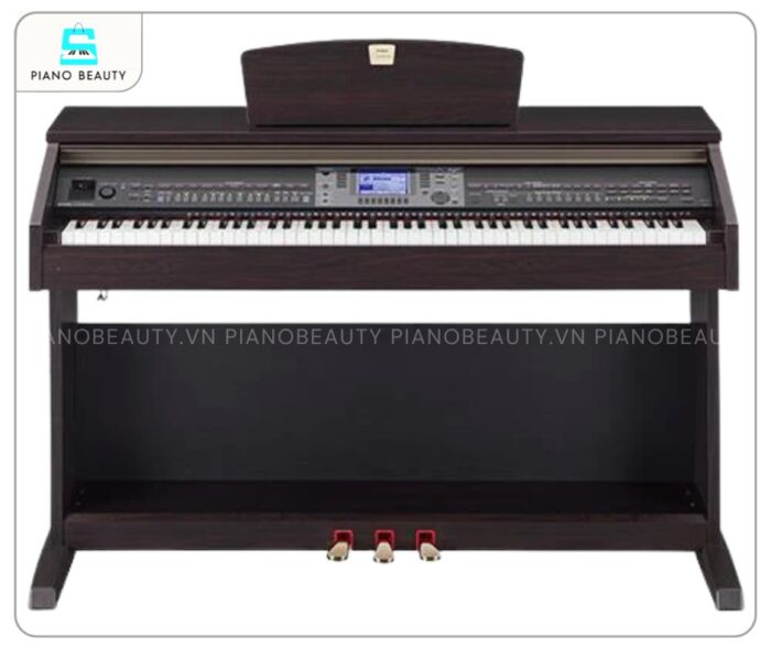 Piano điện Yamaha CVP501 màu nâu gỗ sang trọng và cổ điển
