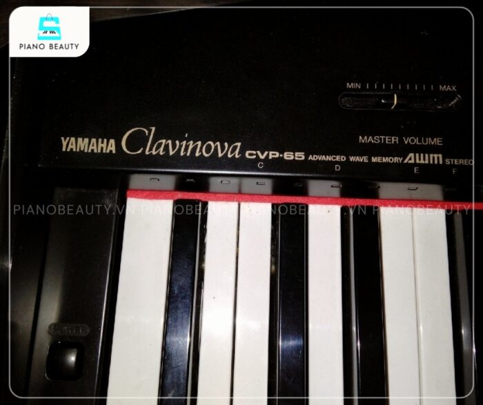 Piano điện Yamaha CVP65 với bàn phím NWX phản hồi nhanh