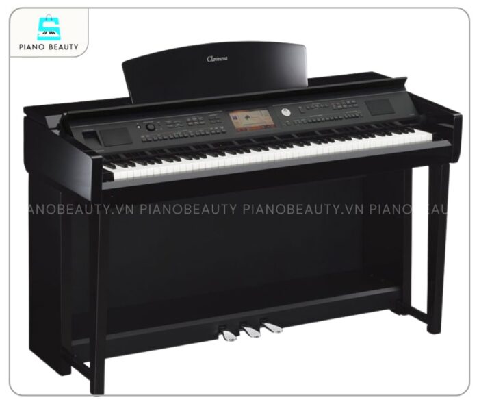 Piano điện Yamaha CVP705 thiết kế màu đen sang trọng
