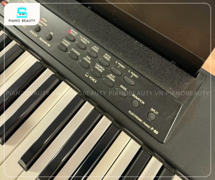 Piano điện Yamaha P80 âm thanh piano chân thực, nhiều âm sắc