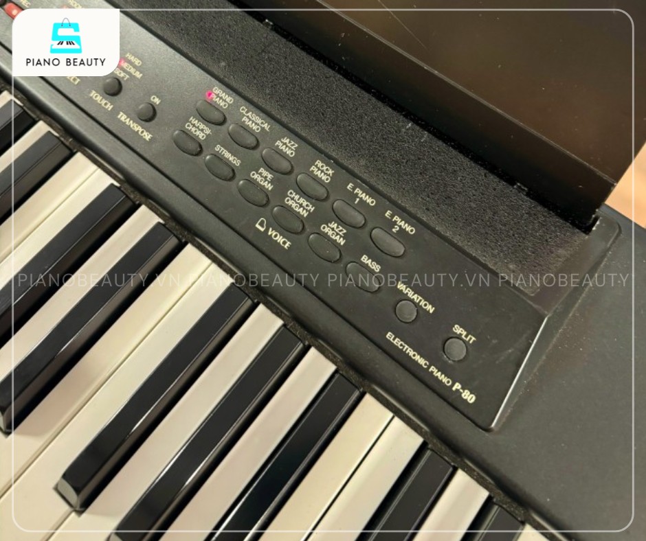 Piano điện Yamaha P80 âm thanh piano chân thực, nhiều âm sắc