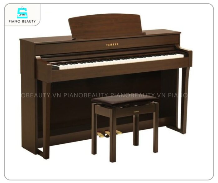 Đàn piano điện Yamaha SCLP-6450 màu nâu gỗ cổ điển