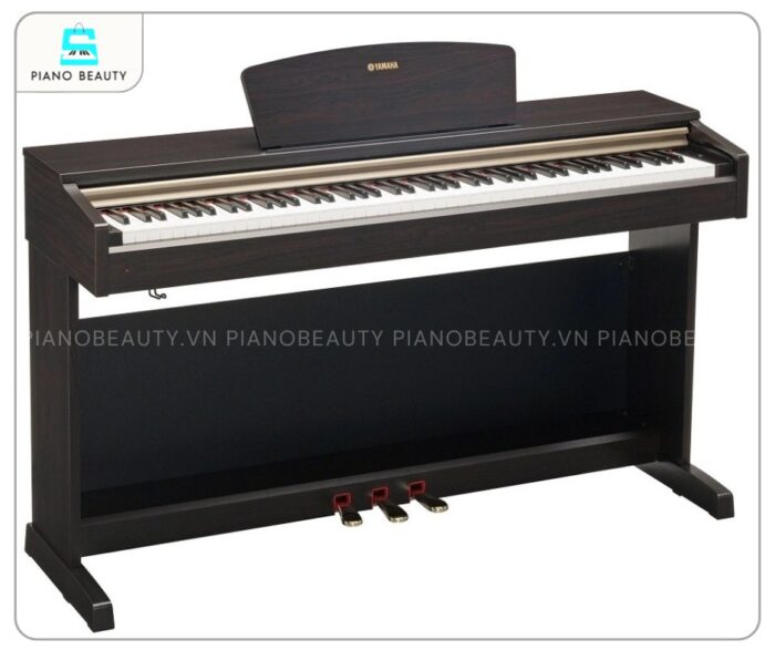 Piano điện Yamaha YDP J151 thiết kế thanh lịch với màu nâu gỗ