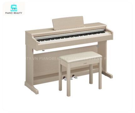 Piano điện Yamaha YDP164WA màu gỗ trắng hiện đại