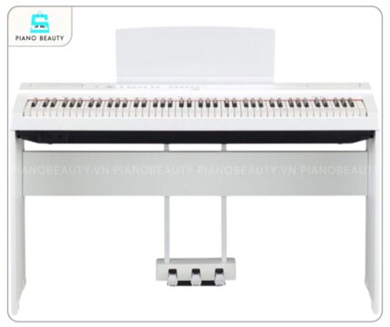 Piano điện Yamaha P125WH thiết kế màu trắng tinh tế và hiện đại