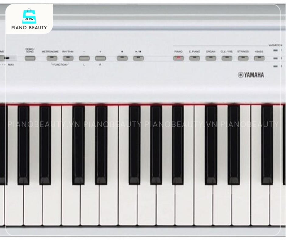 Piano điện Yamaha P125WH hỗ trợ nhiều chức năng học tập